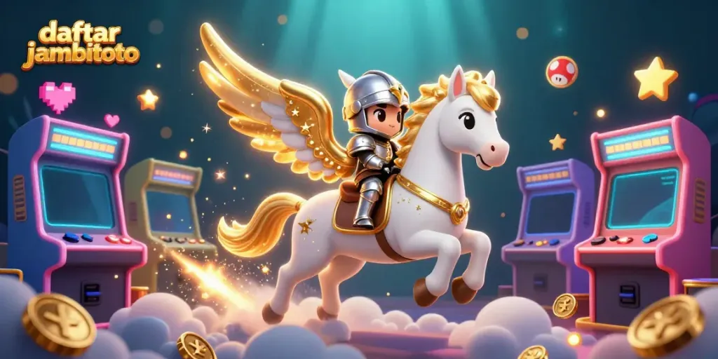 Experience gambling thrills with daftar jambitoto featuring vibrant cartoon characters and classic casino elements in action.