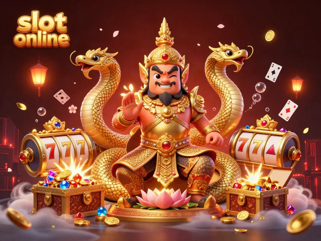 Experience thrilling spins and jackpots with vibrant slot online visuals in an immersive 3D scene